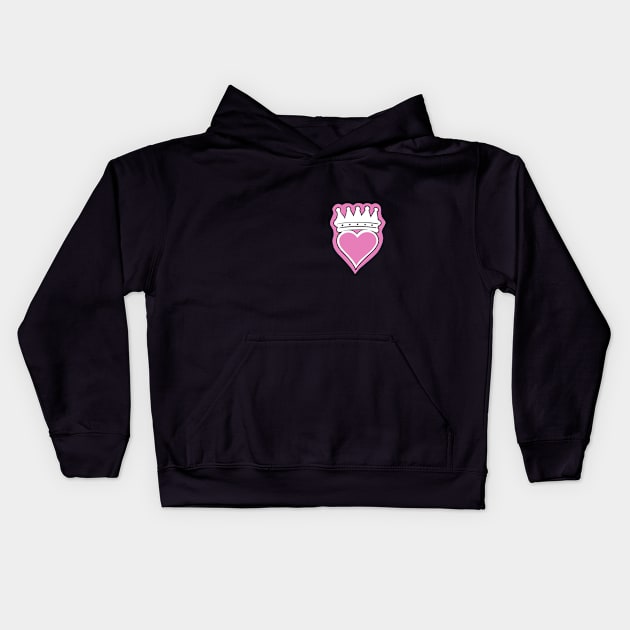 small king of harts Kids Hoodie by jasonwulf